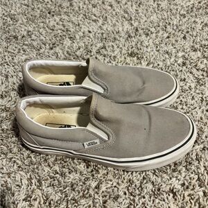 Vans Men's Taupe Slip-On Loafers